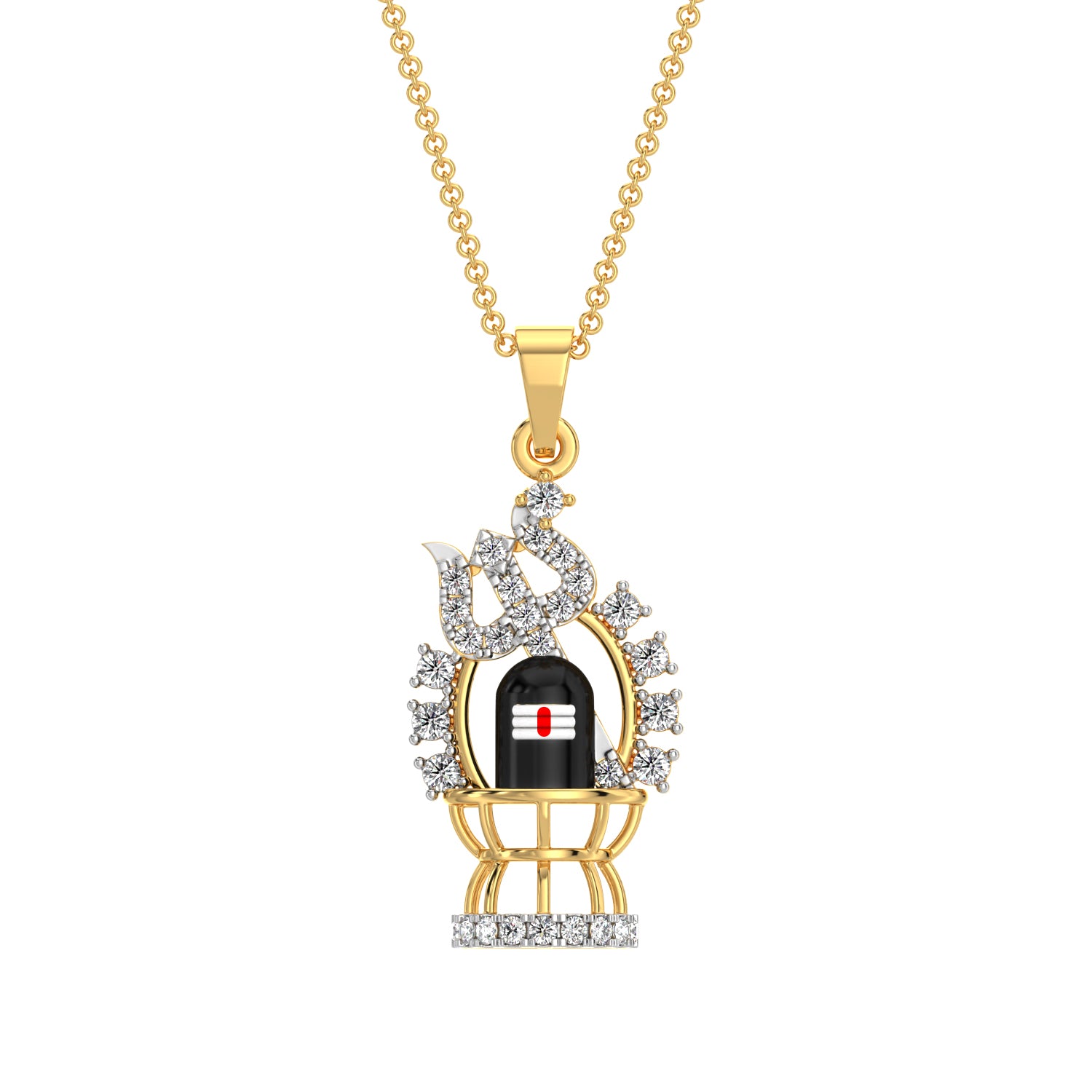 Divya Shakti Silver Pendant With Emerald & American Diamond - 12.25+12.25 Carat, Budh Shukra Planetary Jewelry
