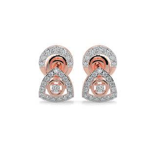 Whisper in the Winds Studs-Rose Gold