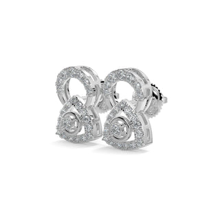 Whisper in the Winds Studs-White Gold
