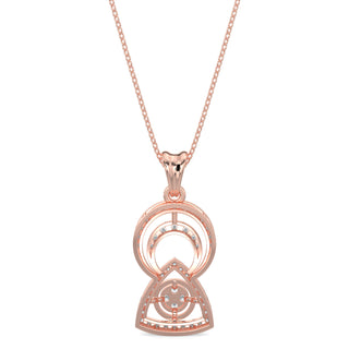 Whisper in Winds Pendant-Rose Gold