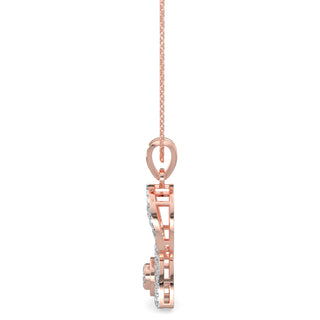 Whisper in Winds Pendant-Rose Gold