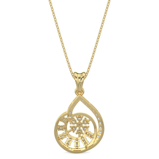 Radiant Pendant-Yellow Gold