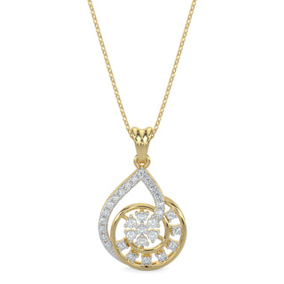 Radiant Pendant-Yellow Gold