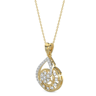 Radiant Pendant-Yellow Gold