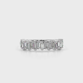Baguette Diamond Band-Rose Gold