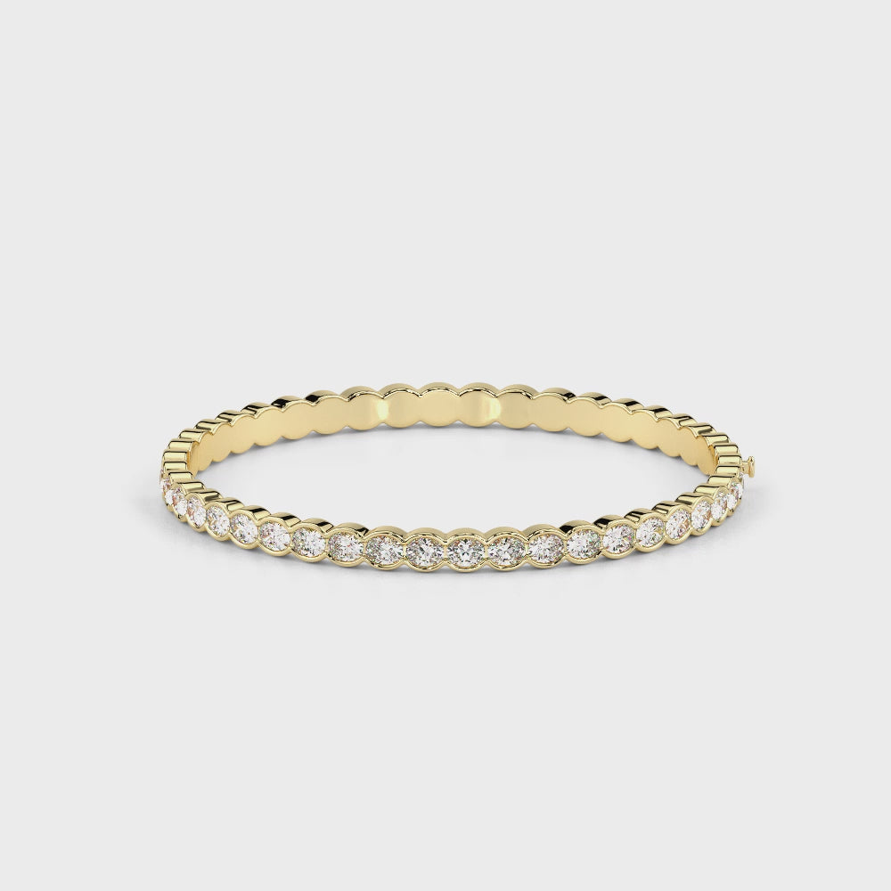 Oval Cut LGD Bracelet-Yellow Gold