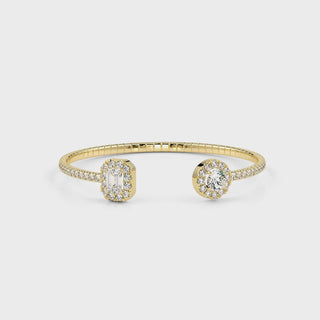 Dazzling LGD Solitaire Bracelet-Yellow Gold