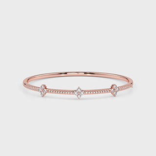 Sparkling Diamond Bracelet-Rose Gold