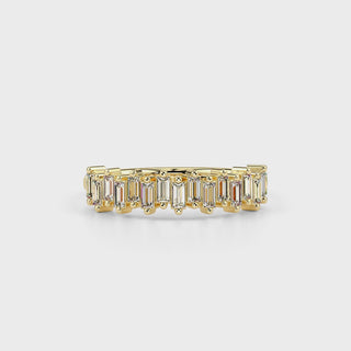 Baguette Diamond Band-White Gold