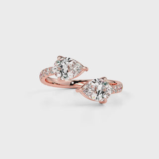 Blossom LGD Solitaire Ring-Rose Gold