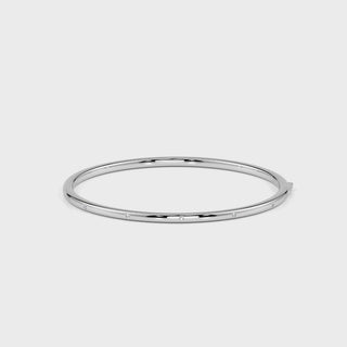 Modern Diamond Bracelet-White Gold
