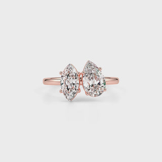 Luminous LGD Solitaire Ring-Rose Gold