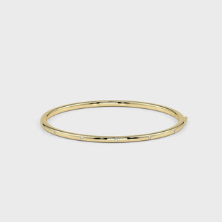 Modern Diamond Bracelet-Yellow Gold